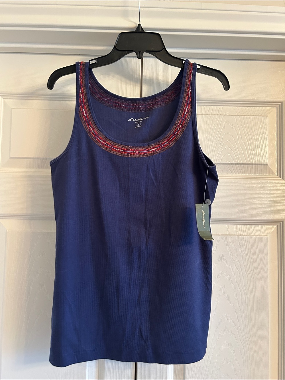 NWT: Eddie Bauer Navy Hiking Tank Top